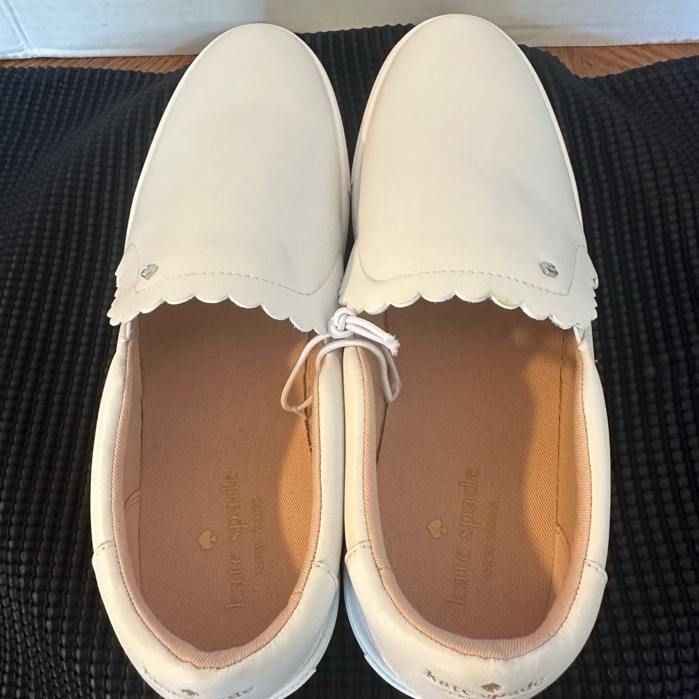 🆕Kate Spade Leather Slip-On Sneakers - Picture 8 of 14